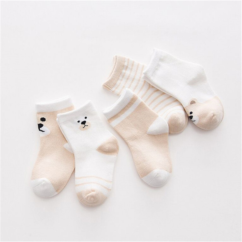 Cotton Striped Toddler Socks